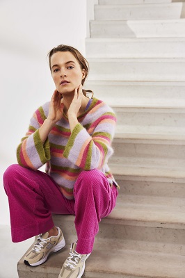 Ariane Sweater Lollypop Stripes