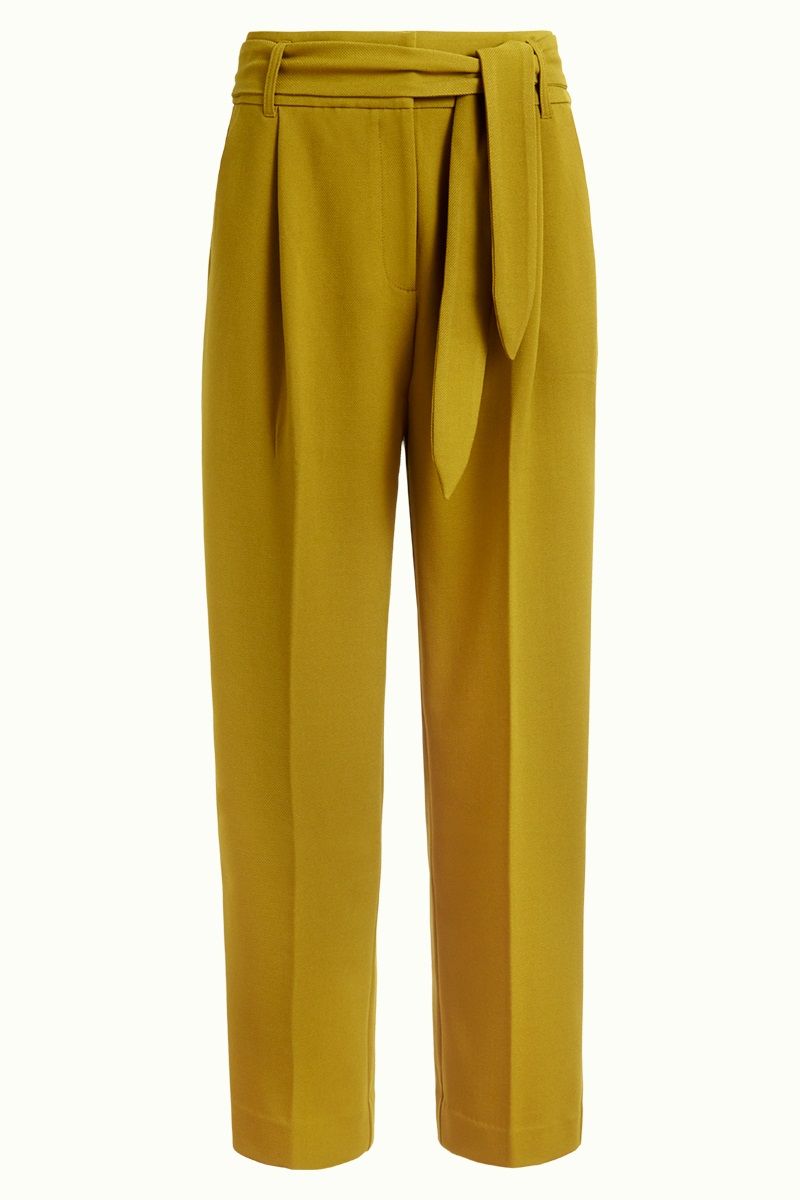 Ava Pants Tuillerie Chatreuse Yellow