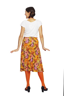 Lisa Skirt Illusion Orange