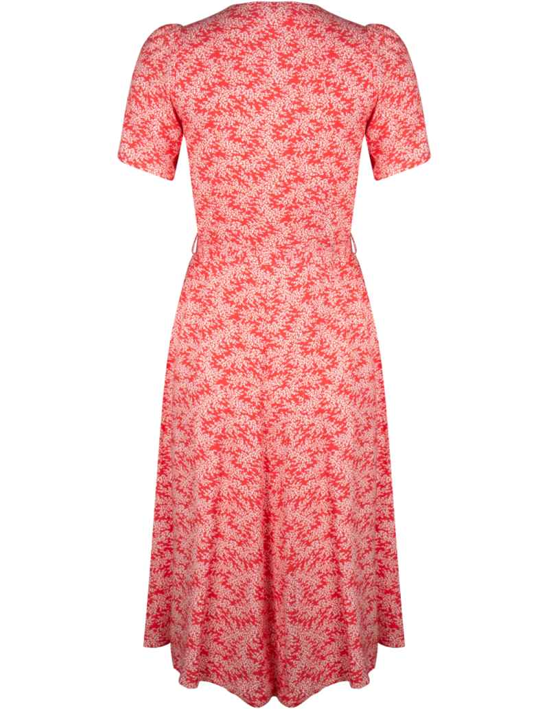 Magnolia Dress Coral Charm Red