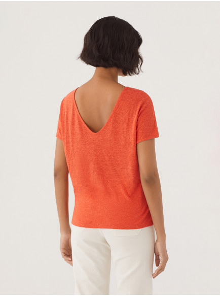 Reversible T Shirt Intense Orange