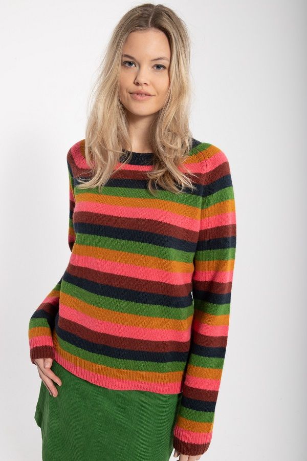 Hytte Sweater Tonic Stripe