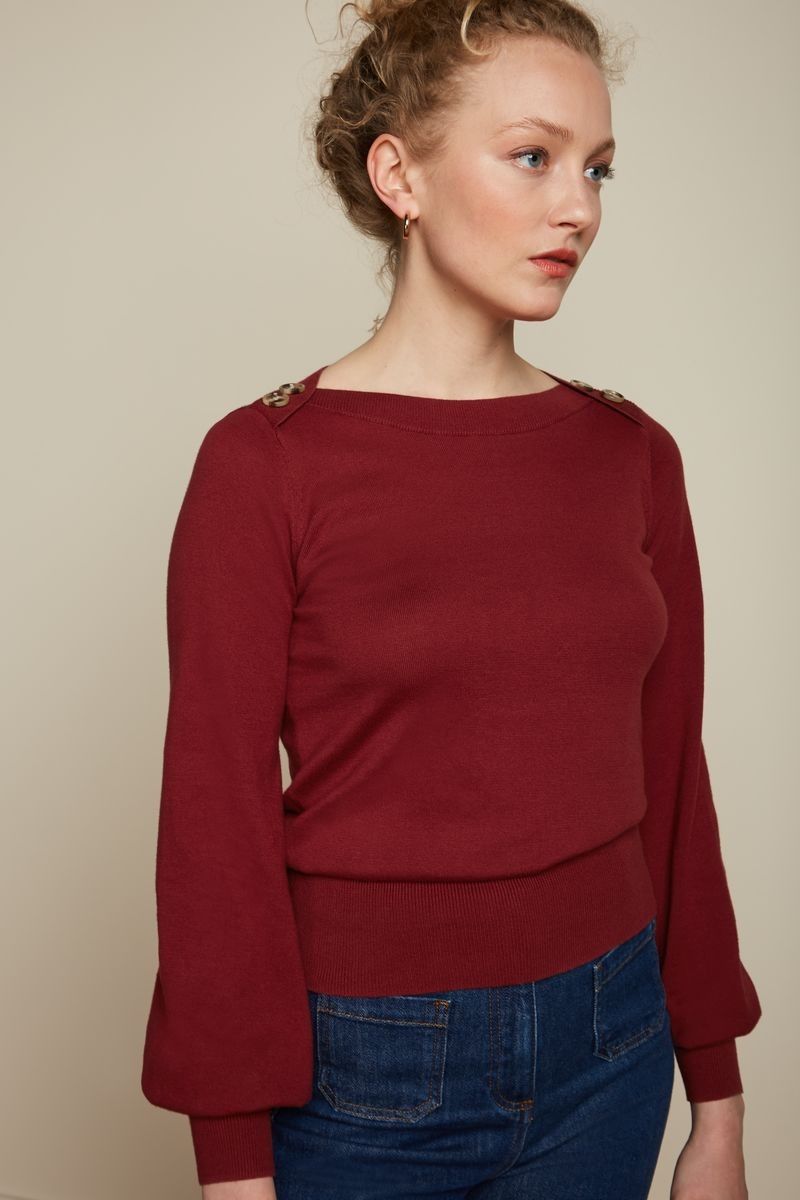 Marie Bell Top Cottonclub Brique Red