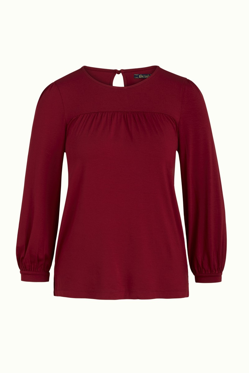 Luella Top Ecovere Light Rumba Red