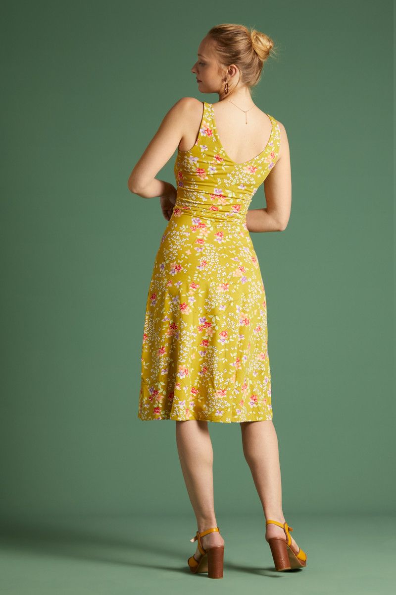 Anna Dress Maripose Spring Yellow