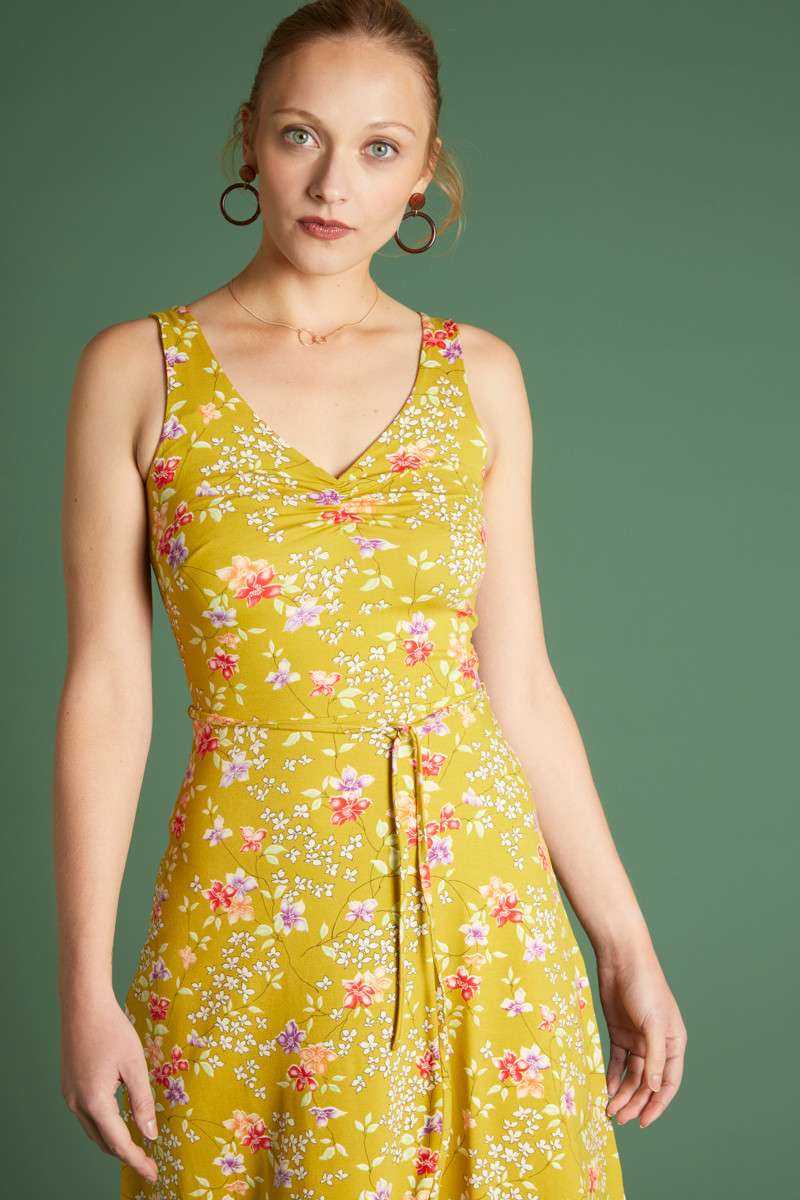 Anna Dress Maripose Spring Yellow