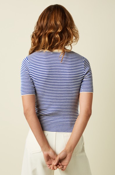 Agnes Top Denis Bluing