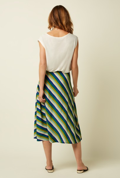 Juno Midi Skirt Cliff Mazarine