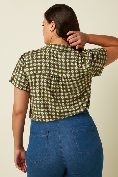 Tex Blouse Jade Ponderosa Green