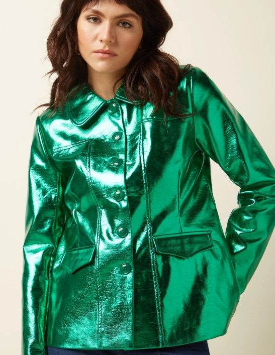 Rebel Jacket Dainty Shinr Ultra Green