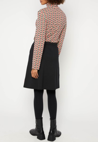 Short Skirt Sleek Petite Tinting Black