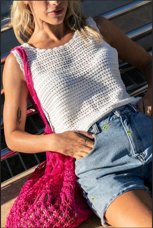 Sauveur Denim Broderie Rio