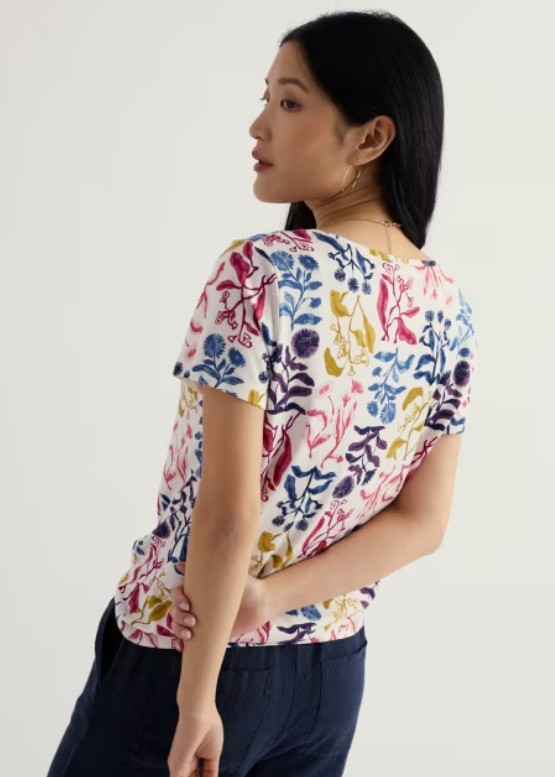 Appletree T Shirt Inky Botanical Chalk