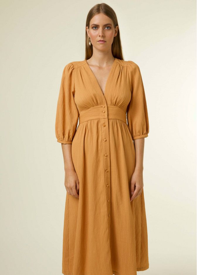 Robe Alya Ochre