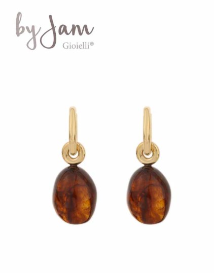 Earrings Brown