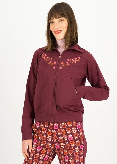 Vitamine Beauty Zip Up raisin Red