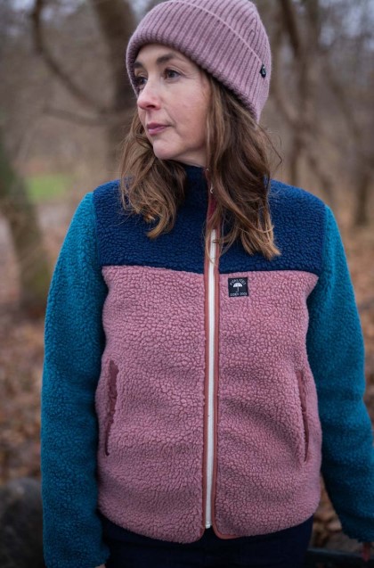 Danebirk Fleece Zip Up Navy/Slate/Roze/Beige/Brick
