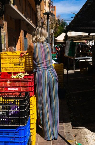 Top Muse Rayures Samba