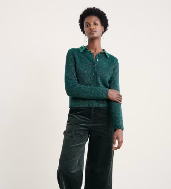 Tern Tide Cardigan Sparkle dark Wreckage