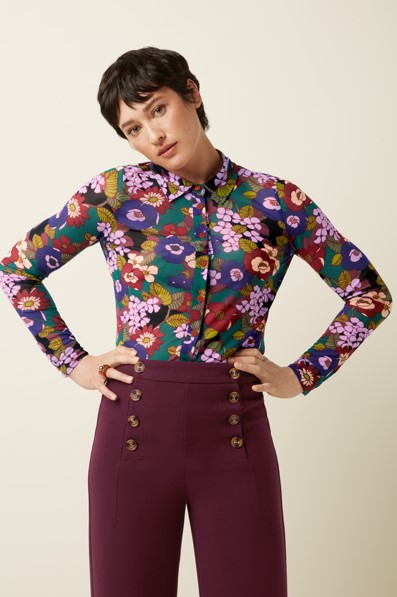 Blouse Ramone mesh Multi Color