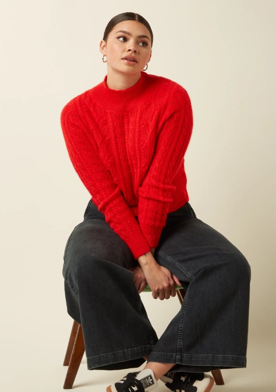 Nilde Top Leon Fiery Red