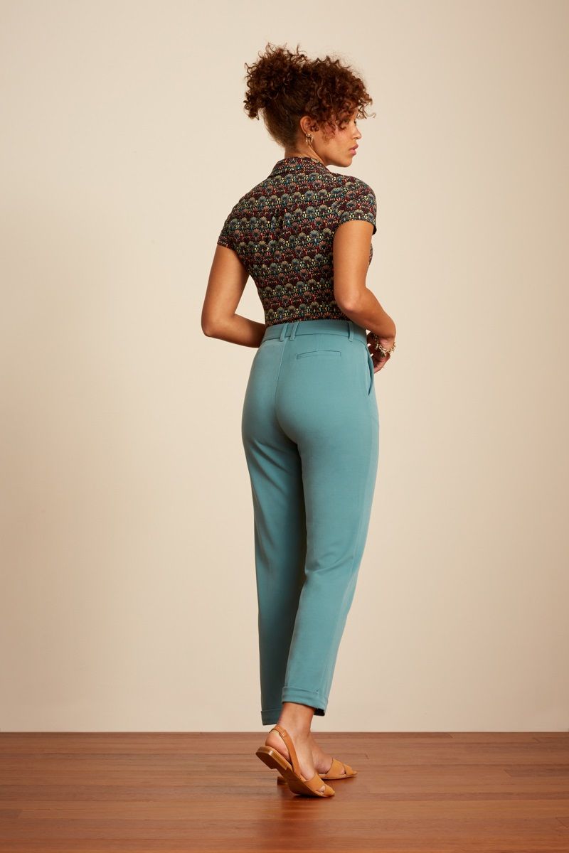 Ann pants Broadway Matcha Green