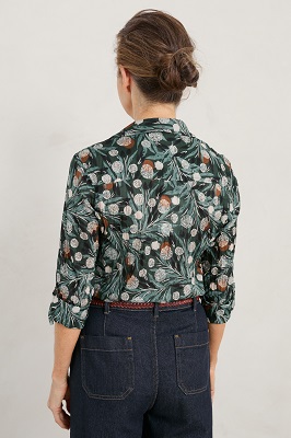 Larissa Shirt Coast Thistle Pine Needle