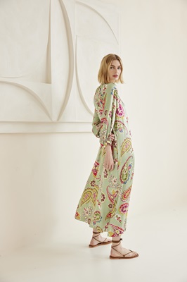 Conor Dress Blooming Paisley
