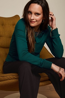 Cleo jacket Milano Uni Pine Green