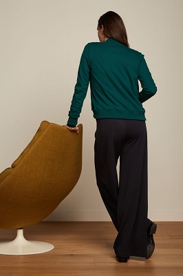Cleo jacket Milano Uni Pine Green