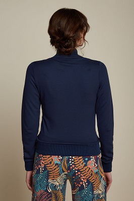 Cleo jacket Milano Uni Evening Blue