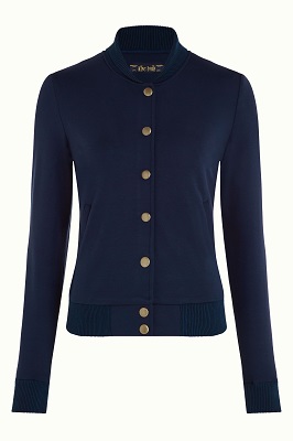 Cleo jacket Milano Uni Evening Blue
