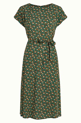 betty Loose Fit Dress Caliente Atlantis green