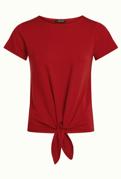 Knot Shirt Tulum Chili Red