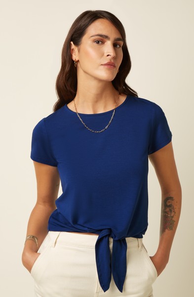 Knot Shirt Tulum Mazarine