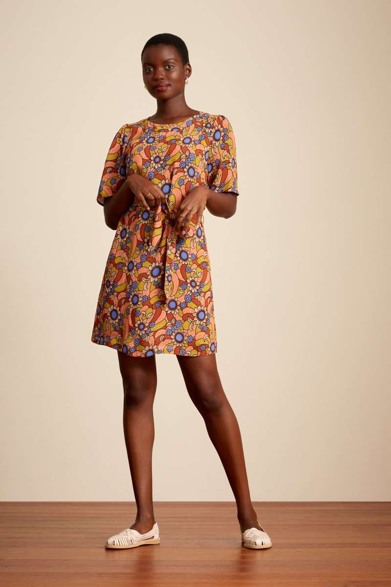Mila Tunic Dress Mazur Voile Umbre
