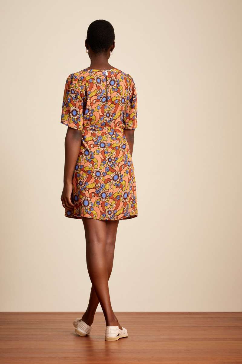 Mila Tunic Dress Mazur Voile Umbre
