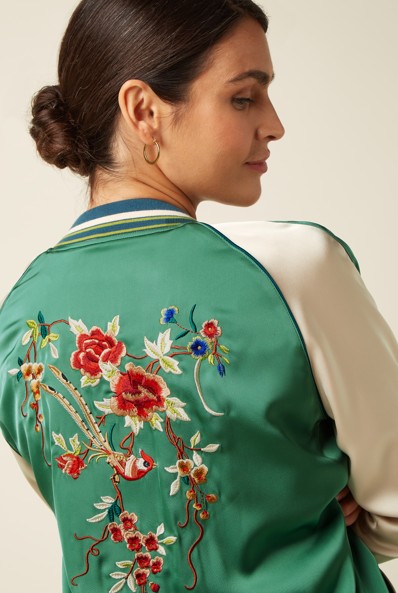 Bomber Jacket Lazou Fir Green