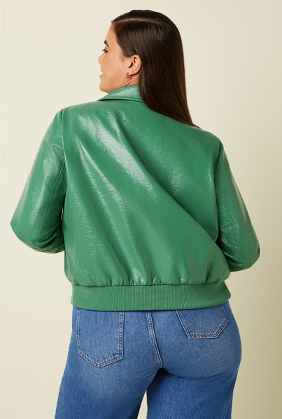 Isa jacket Shine Neptune Green
