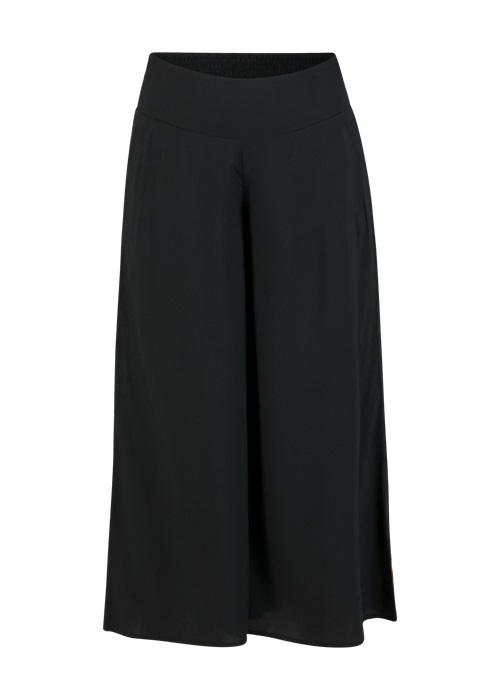 Culotte In Full Bloom Black Brush