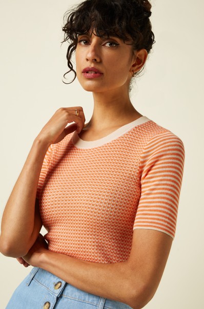 Agnes Top Denis Nectarine Orange