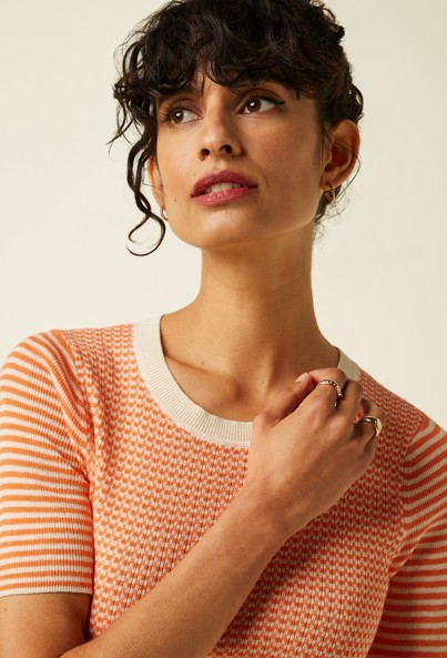 Agnes Top Denis Nectarine Orange