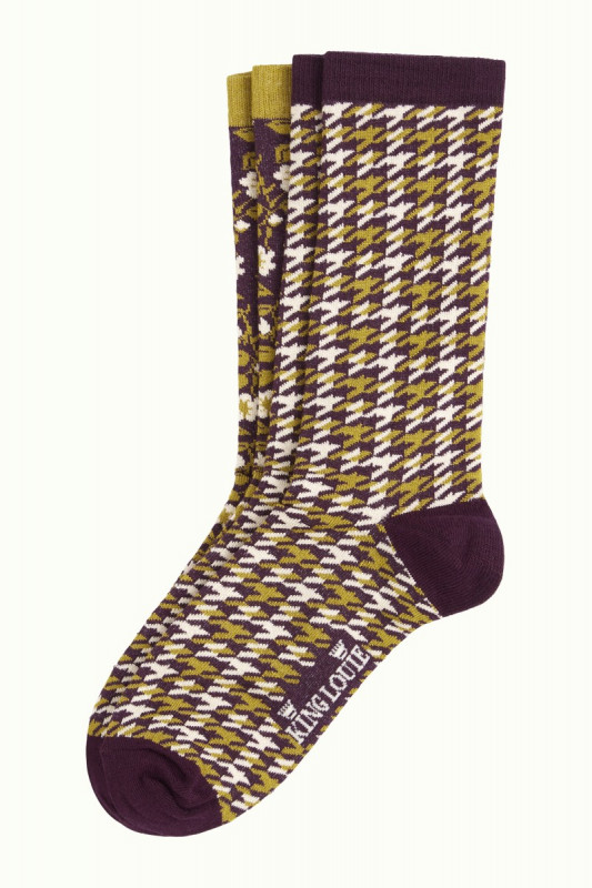 Socks 2 Pack Onyx Imperial Purple