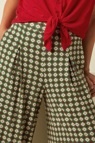 Antonia Pants Jade Ponderosa green