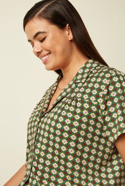 Tex Blouse Jade Ponderosa Green