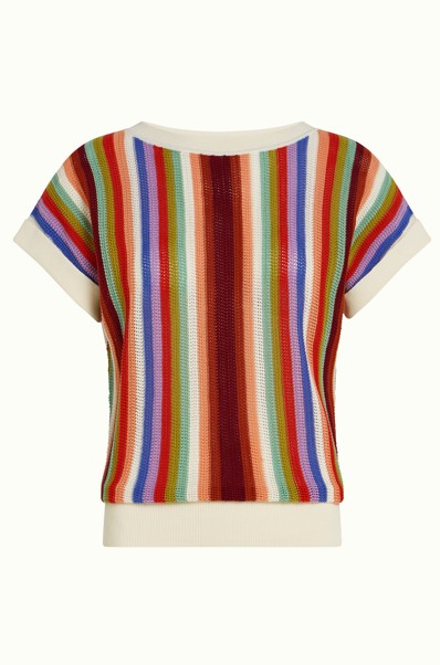 Boatneck Top Molo Multi Color