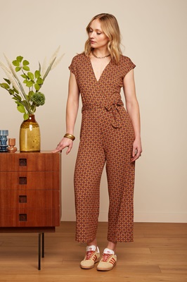 Mary Jumpsuit Miro Jalapeno Red