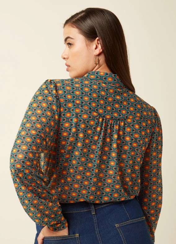 Carina Blouse Duper Mesh Multi Color