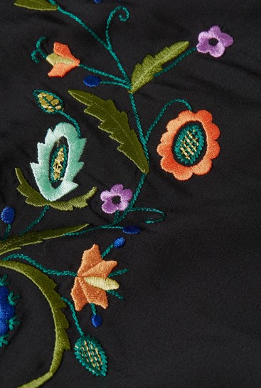 Selly Smock Top The Lane Black