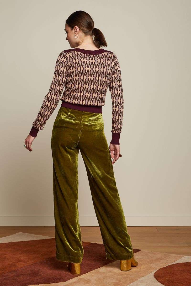 Audrey Top Richie Grape Red